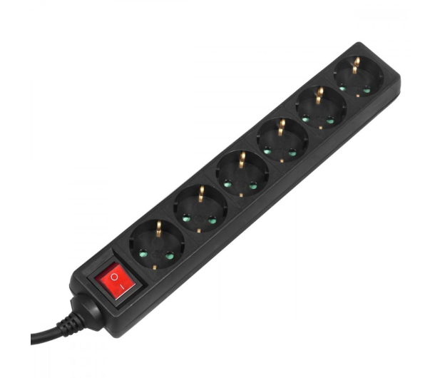 Maclean 5m 6 gniazd z wyłącznikiem MCE195G - 1376512 - zdjęcie 2